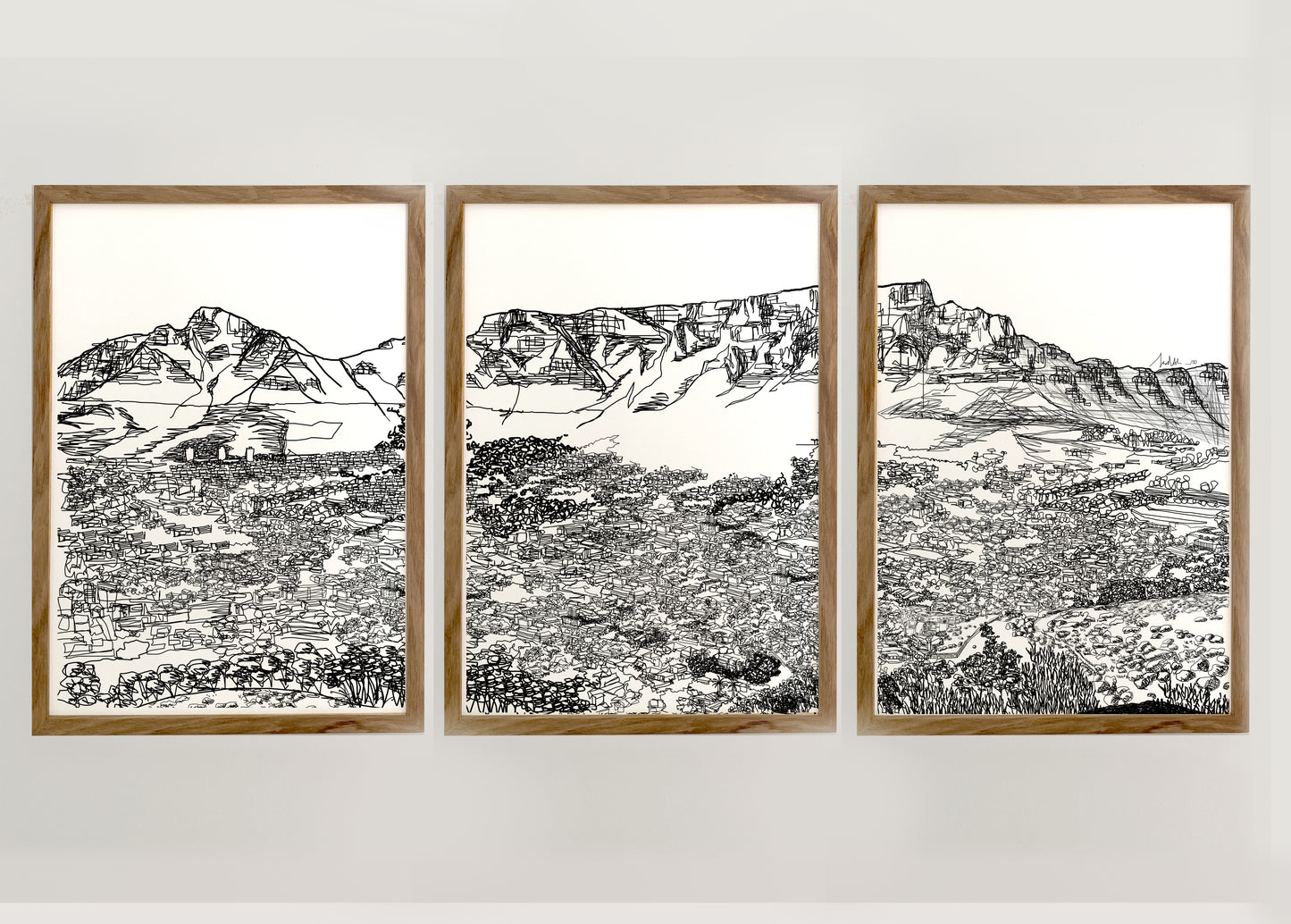 Table Mountain Triptych