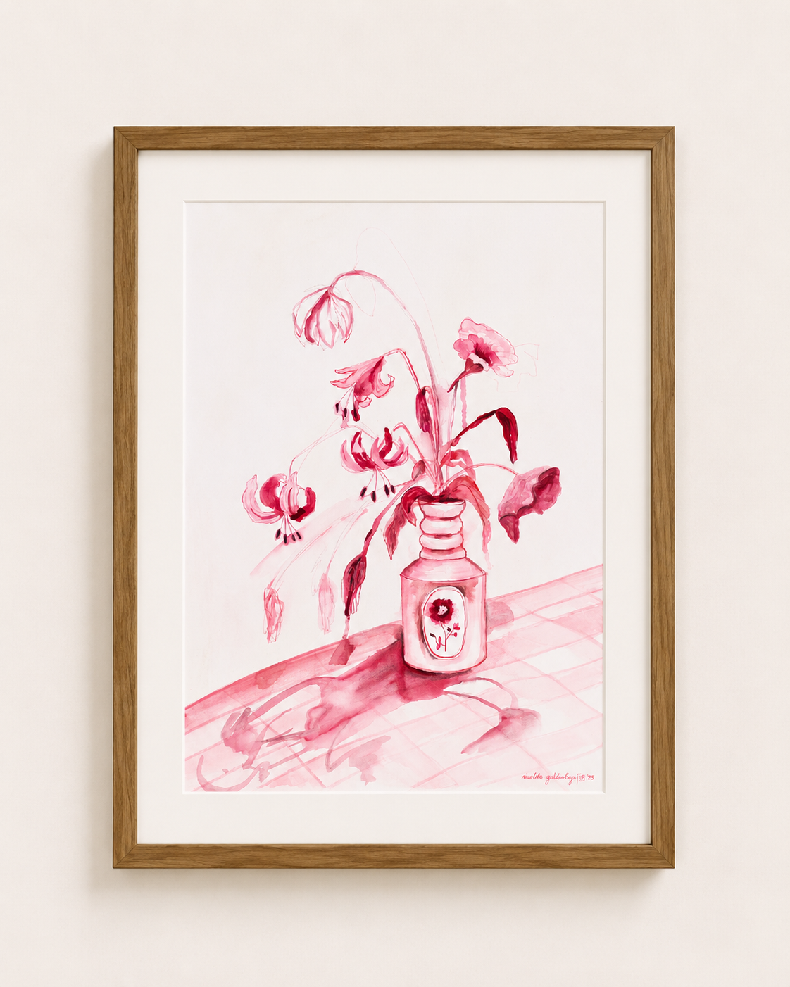 Pink Still Life Showing Off