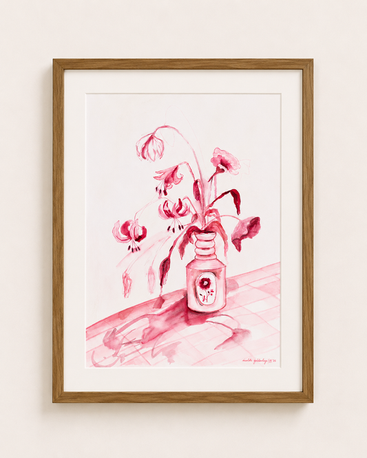 Pink Still Life Showing Off